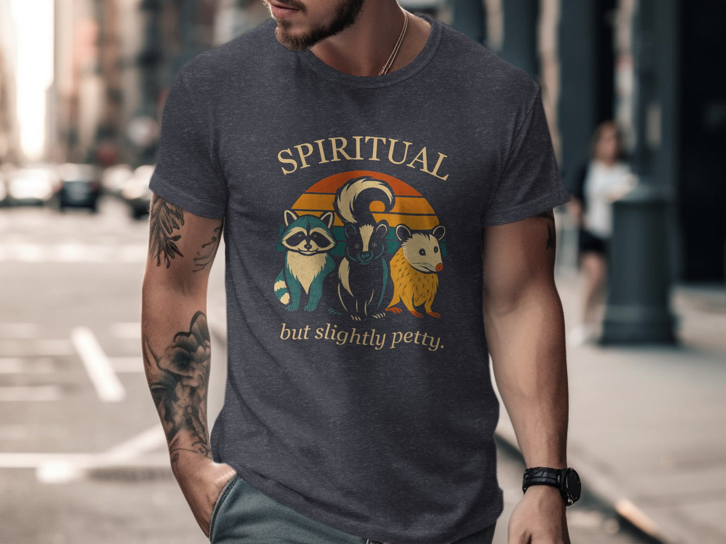 Spiritual But Slightly Petty Funny Animal Merch