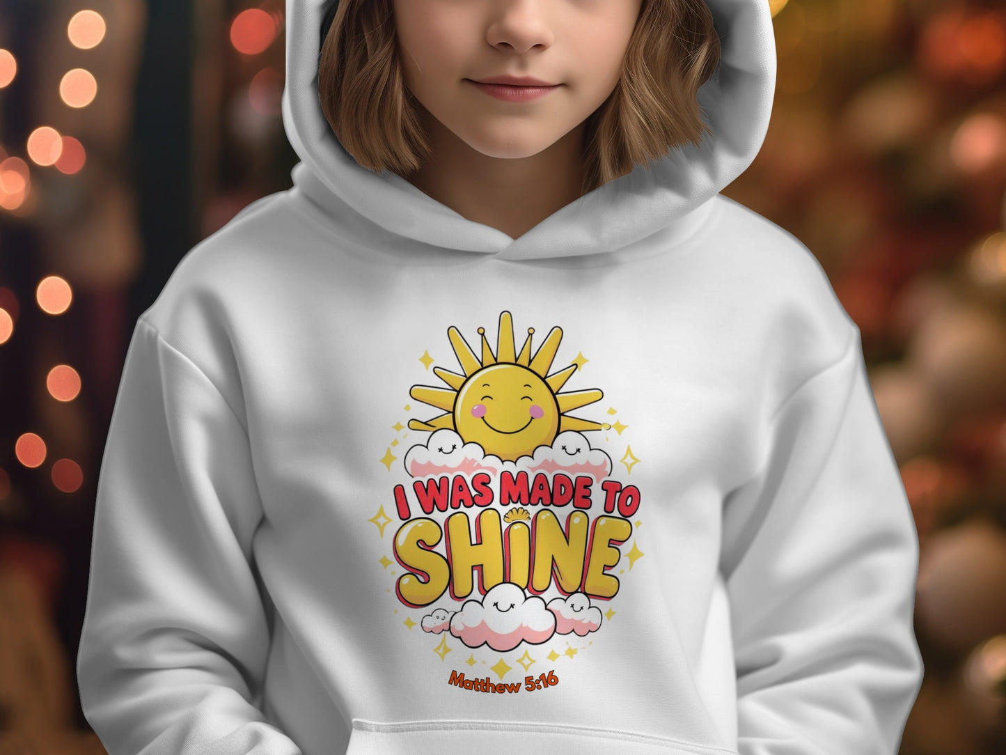 I Was Made To Shine Matthew 5:16 Hoodie Product