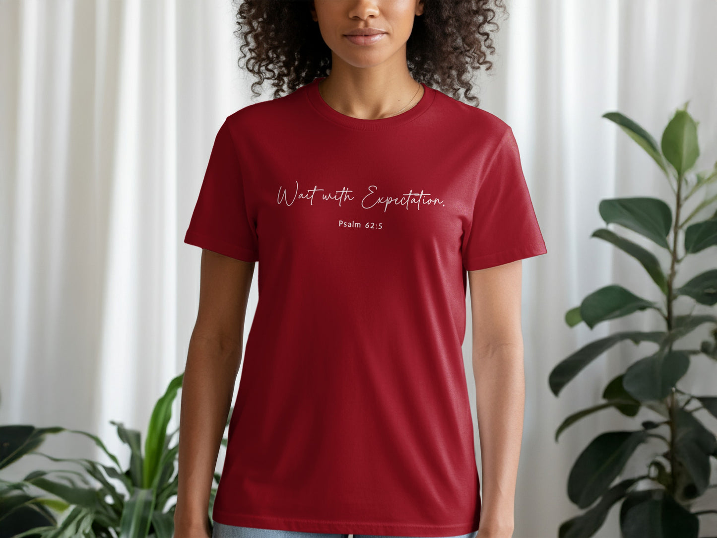 Wait With Expectation Psalm 62:5 Shirt product type