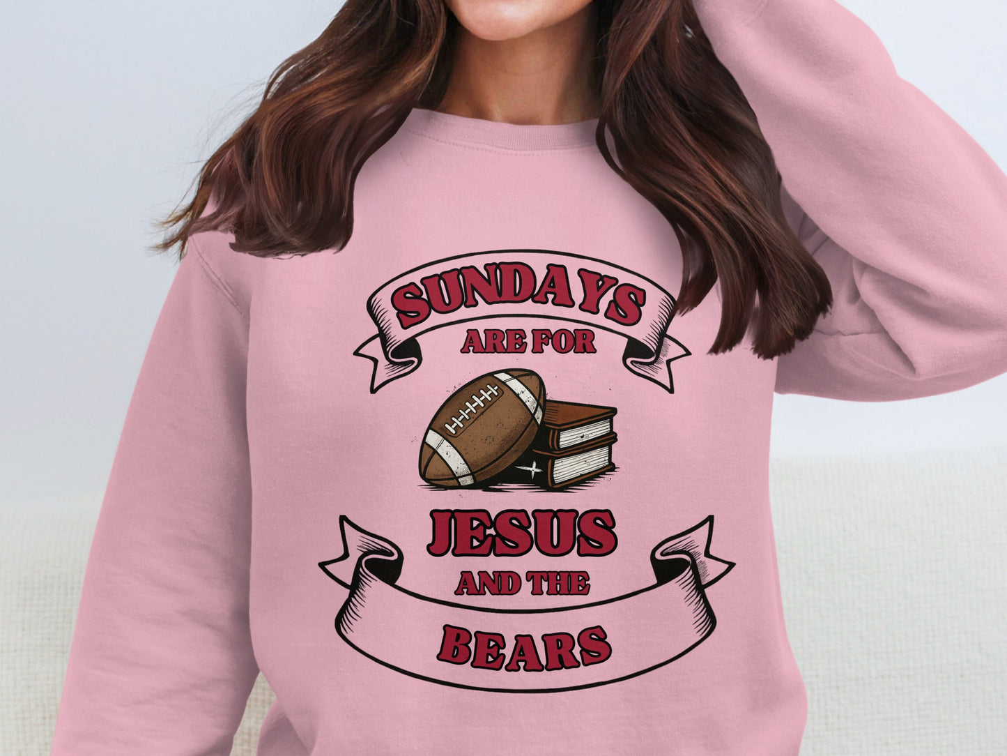 Sundays Are For Jesus and The Bears Sweatshirt product type