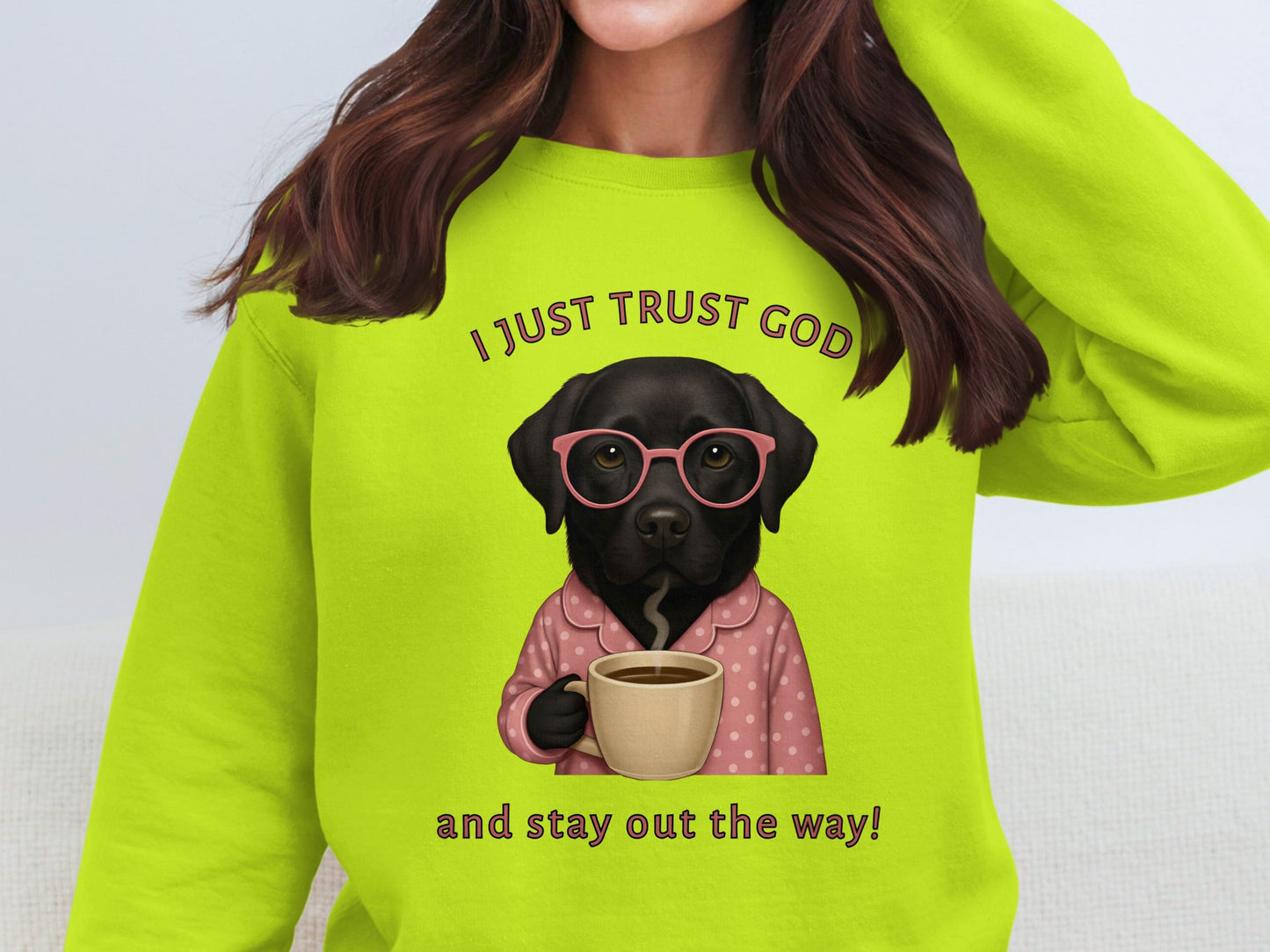 I Just Trust God and Stay Out the Way sweatshirt