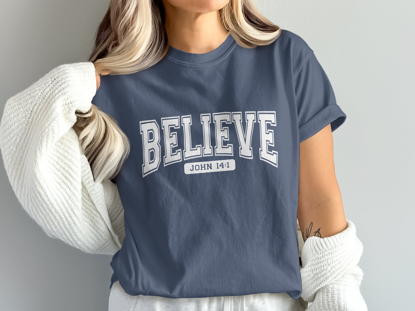 Believe John 14 1 Graphic Tee Product