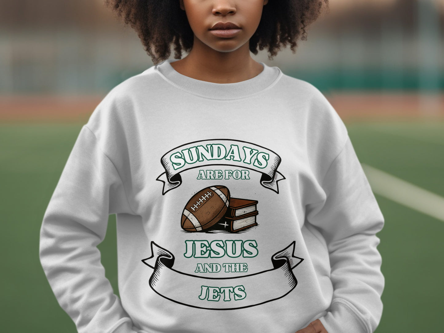 Sundays Are for Jesus and the Jets Sweatshirt product