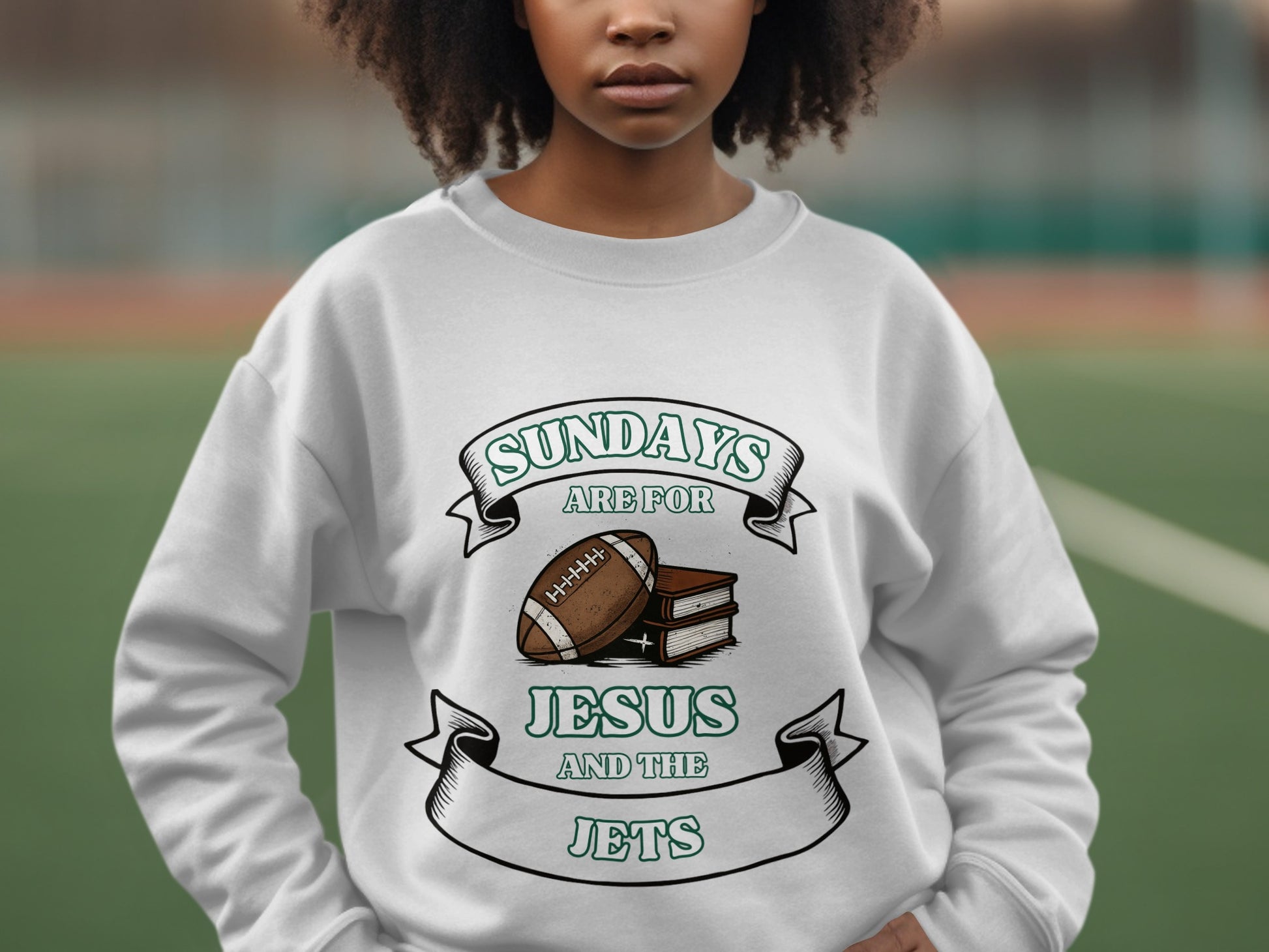 Sundays Are for Jesus and the Jets Sweatshirt product