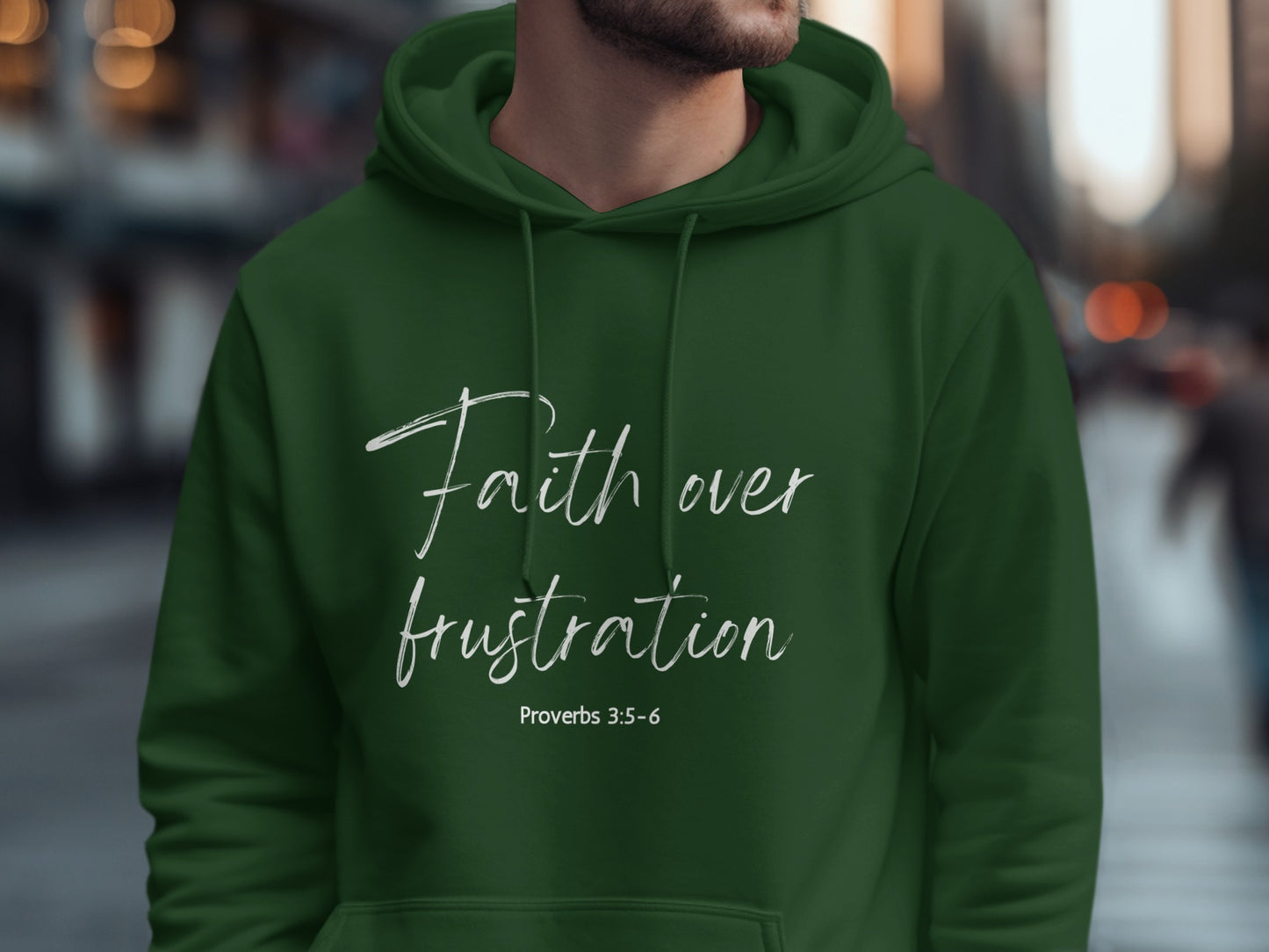 Faith Over Frustration Proverbs 3:5-6 Hoodie product type
