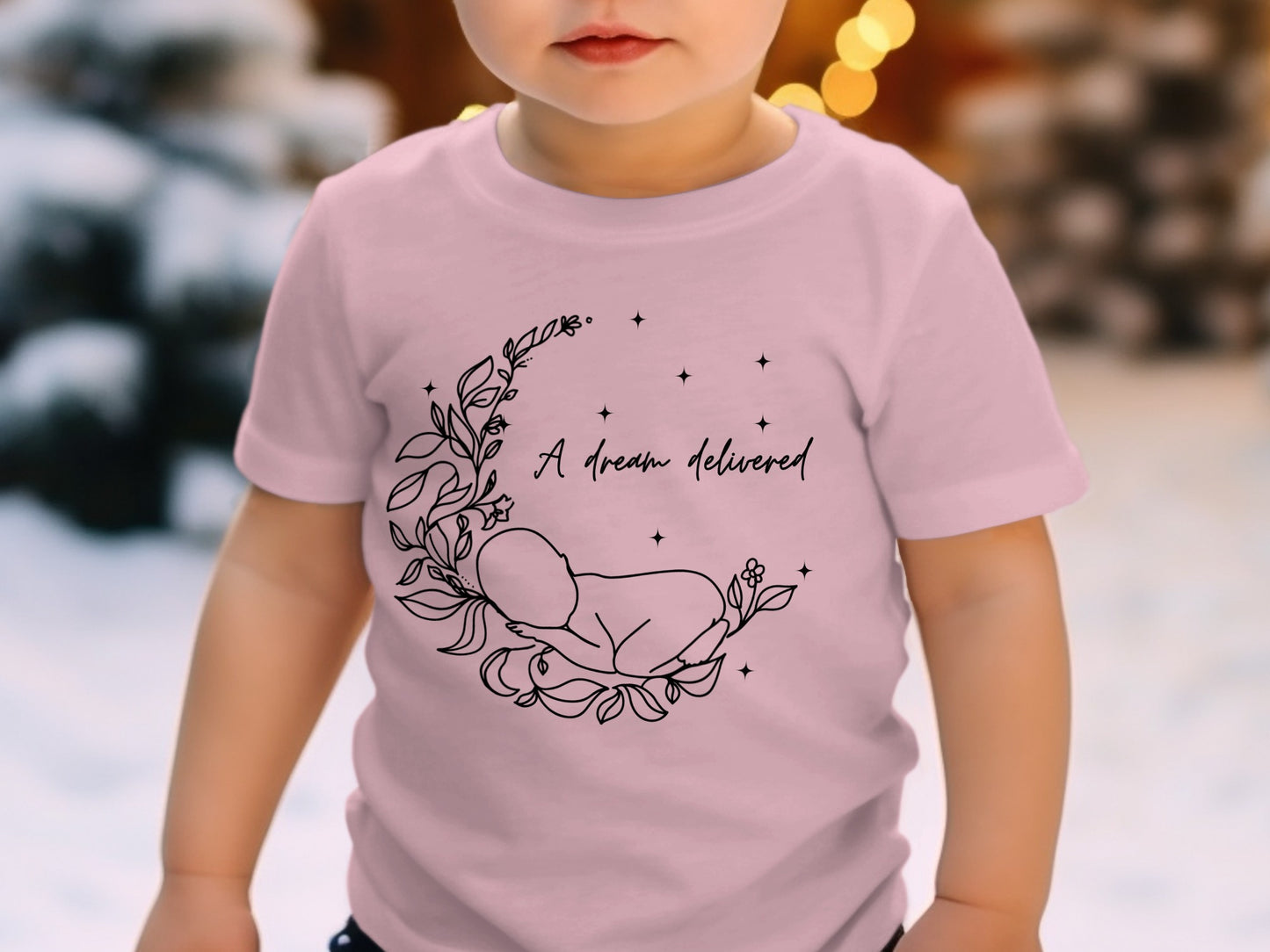 A Dream Delivered Infant Shirt with Adorable Design