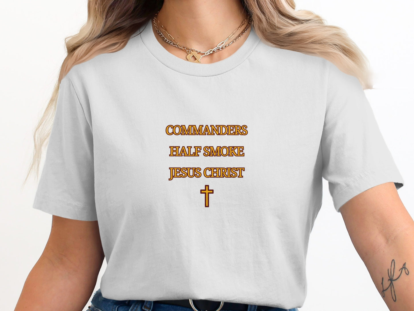 Commanders Half Smoke Jesus Christ Tshirt product type