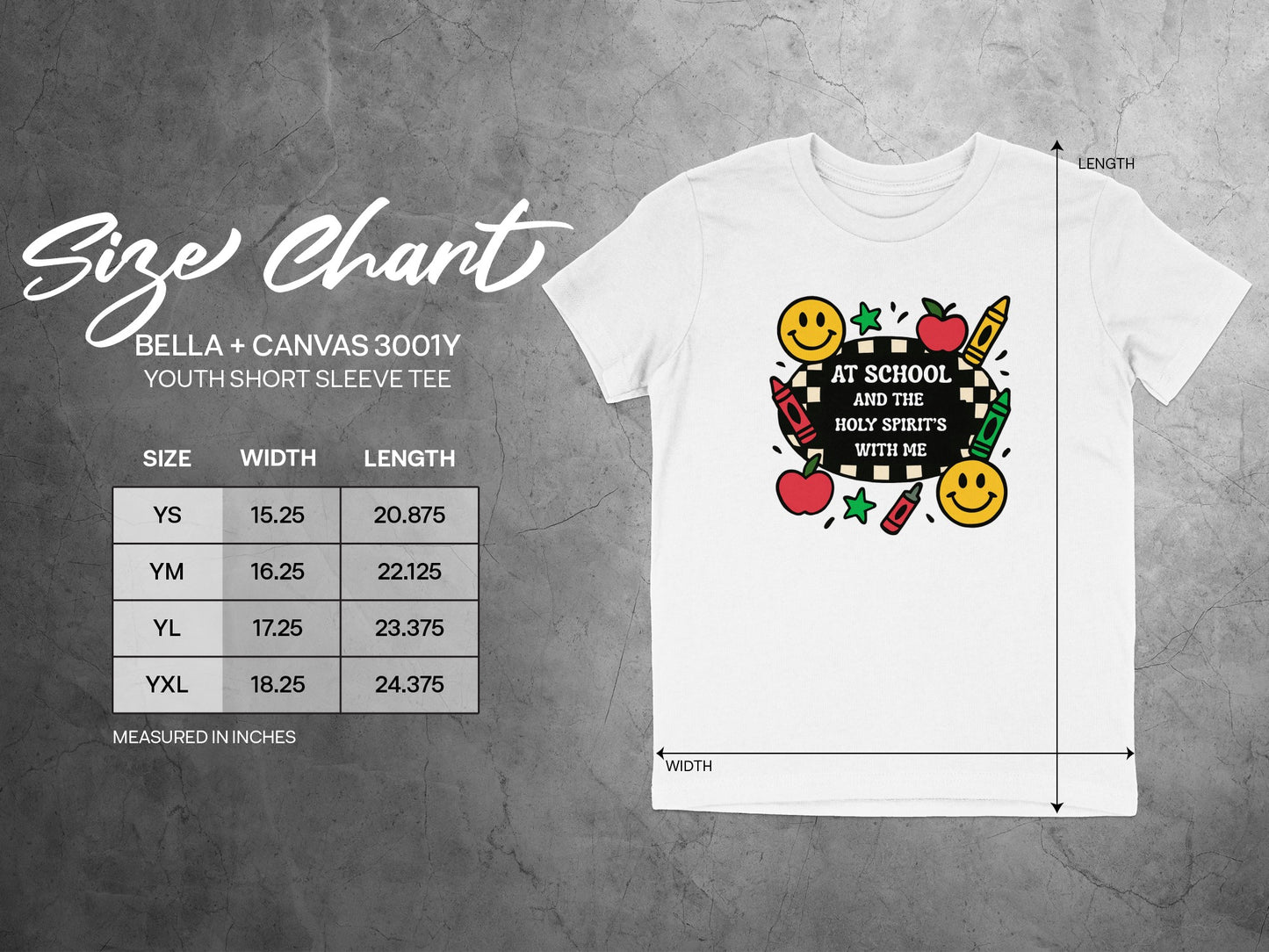 School Inspired Fun Design Youth Shirt