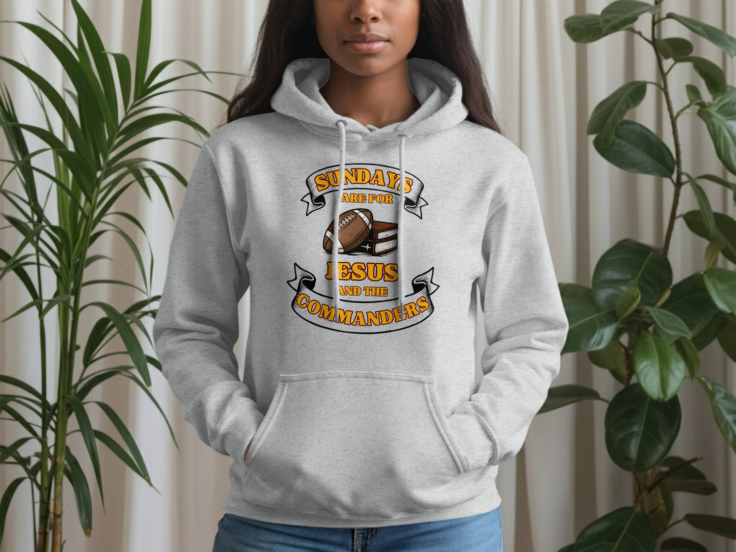 Sundays are for Jesus and the Commanders hoodie product