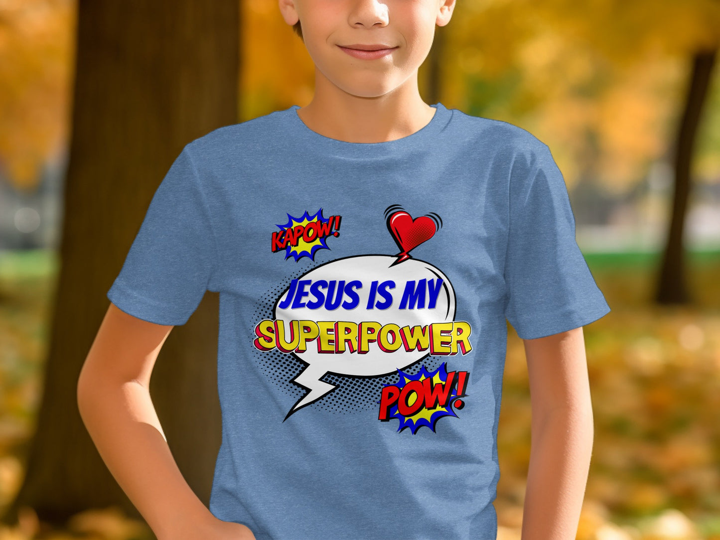 Jesus Is My Superpower Pow Kapow T-Shirt