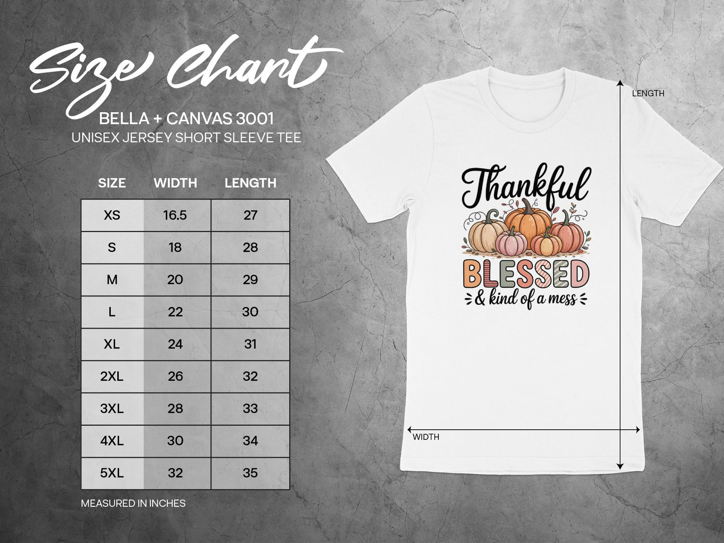 Thankful Blessed Kind Of A Mess Short Sleeve Tee
