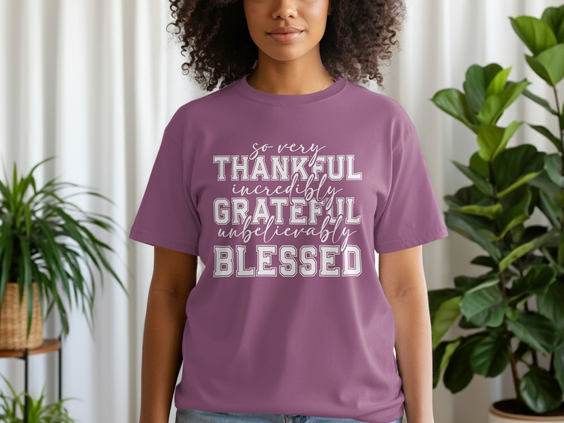 So Very Thankful Grateful Incredibly Blessed Shirt