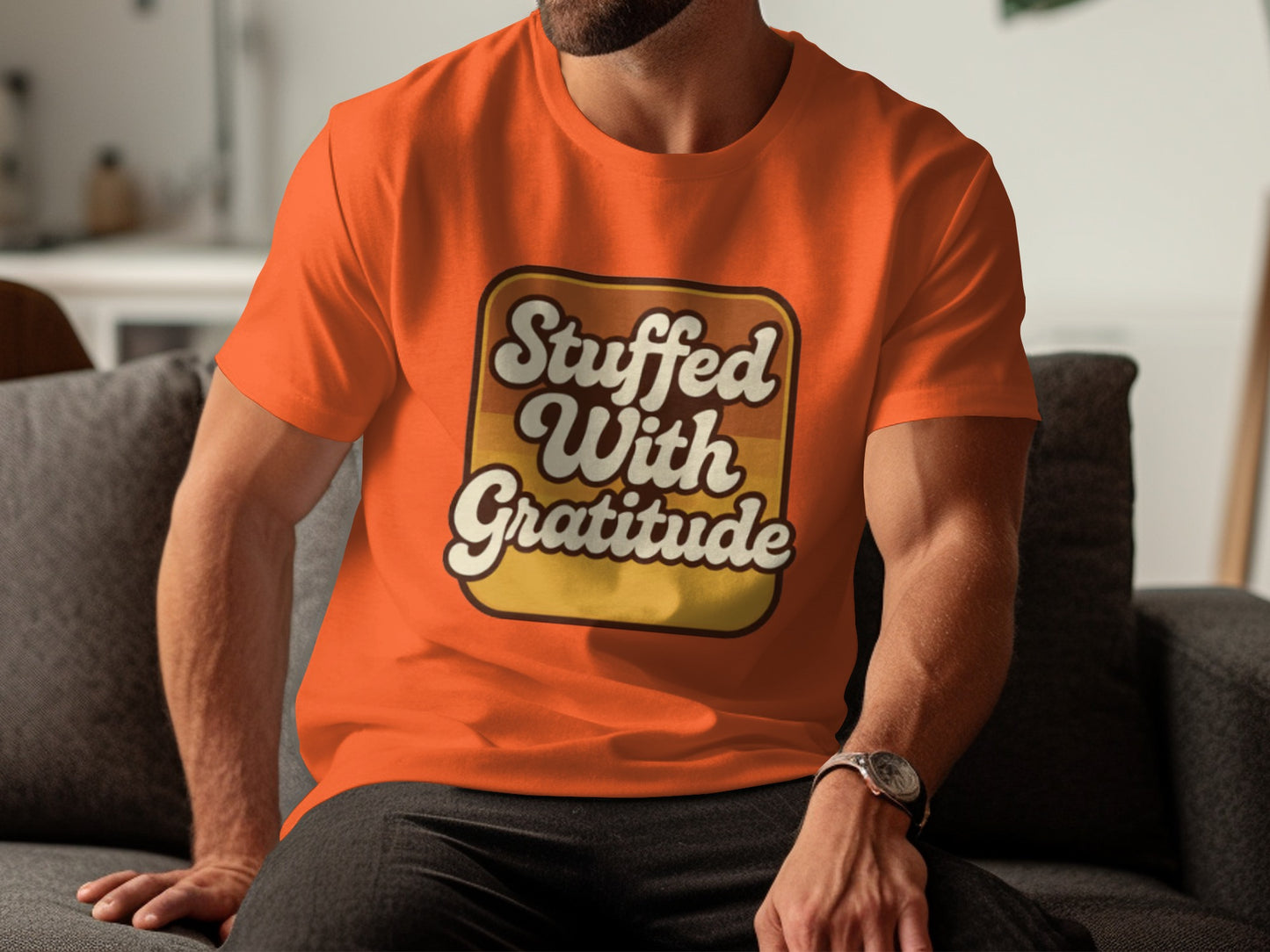 Stuffed With Gratitude Graphic T-Shirt