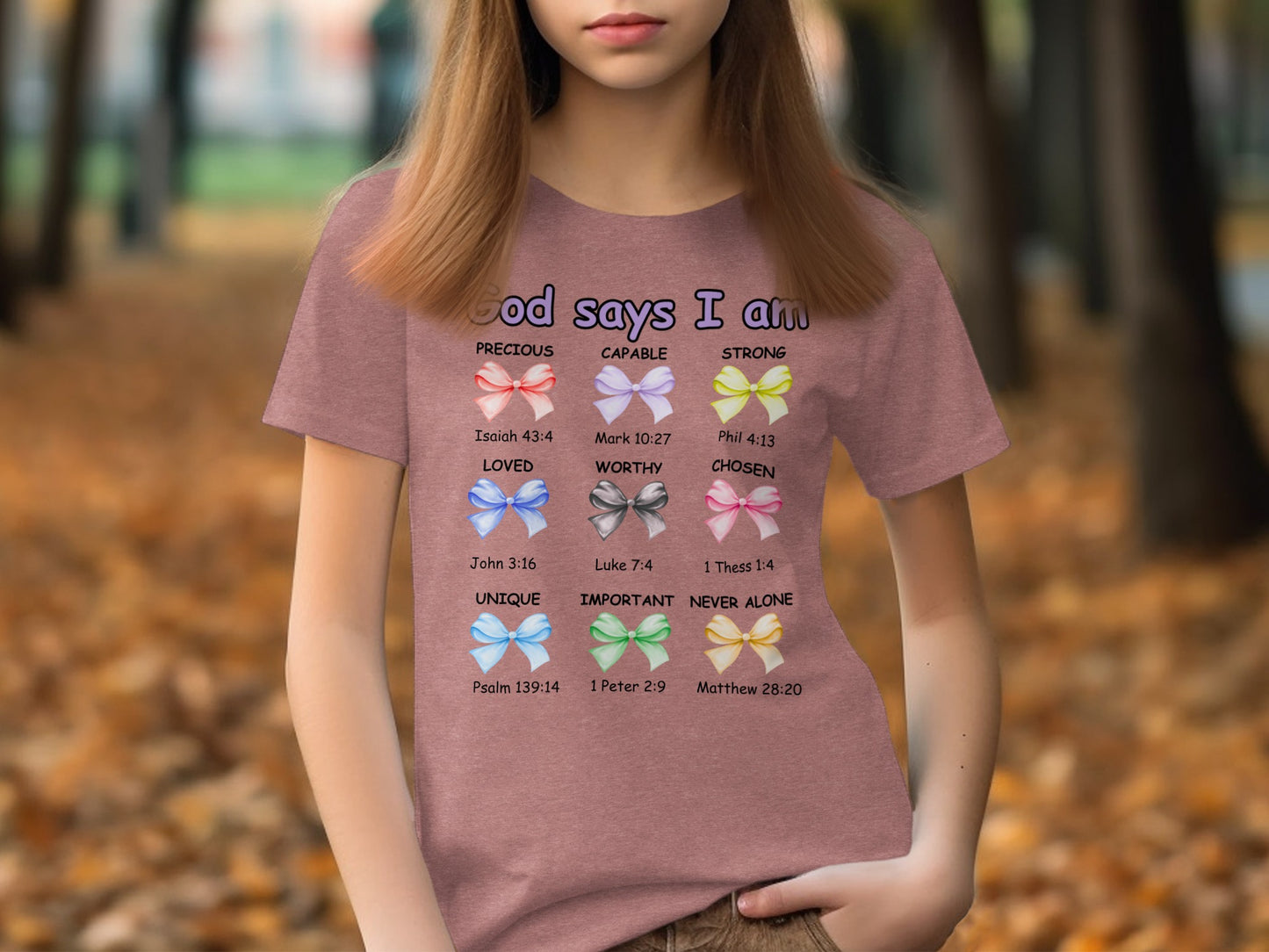 God Says I Am Inspirational Christian T-Shirt