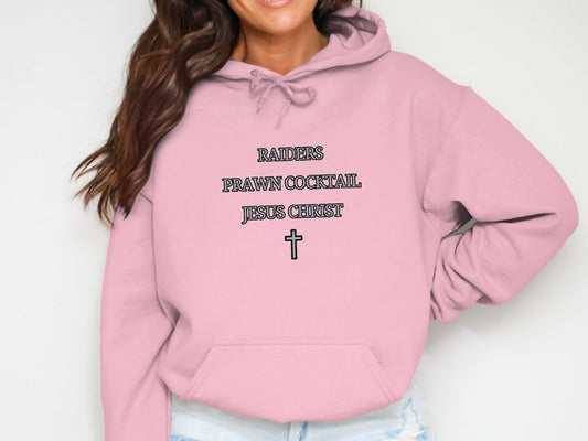 Raiders Prawn Cocktail Jesus Christ hoodie product type