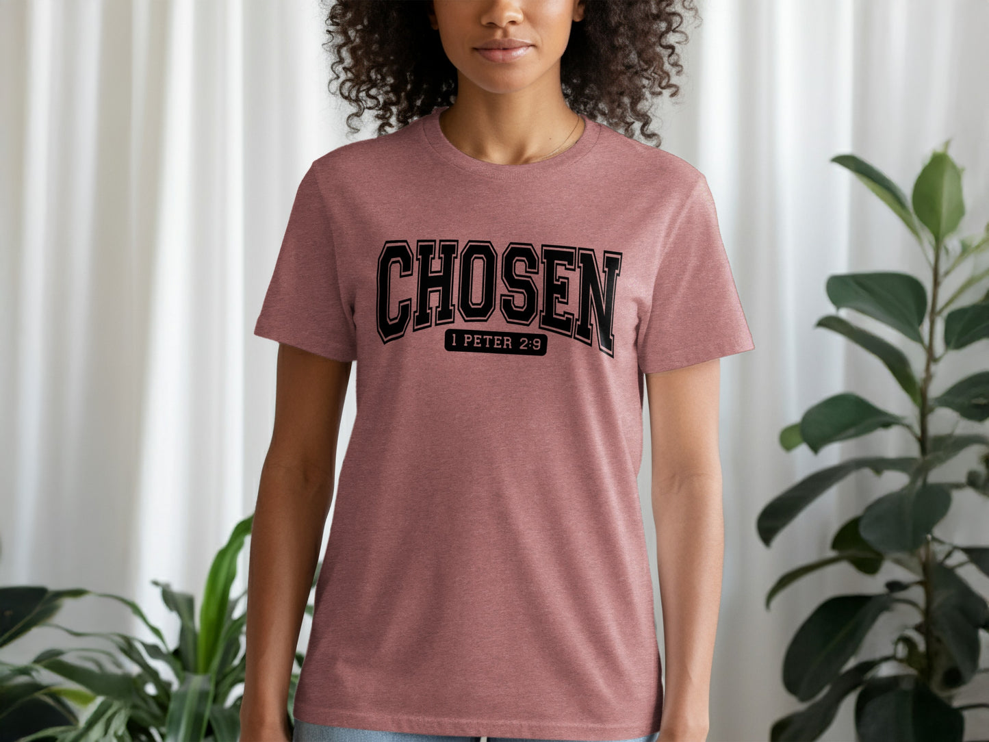 CHOSEN I Peter 2:9 Inspirational Christian T-shirt