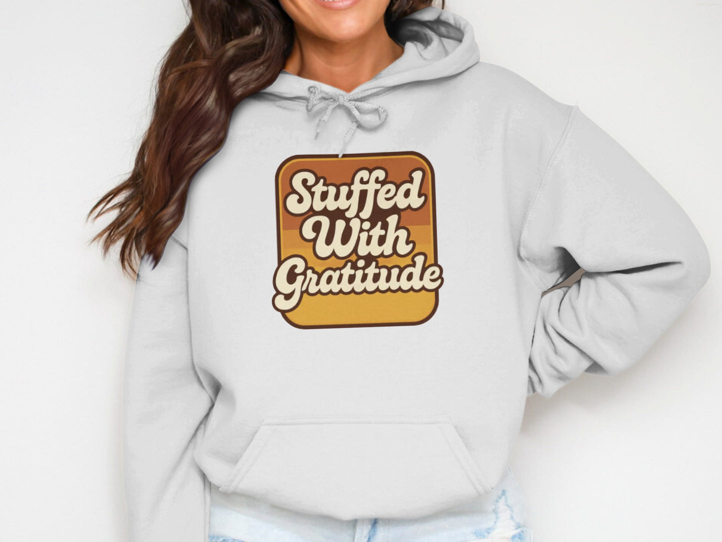 Stuffed With Gratitude Graphic Hoodie product