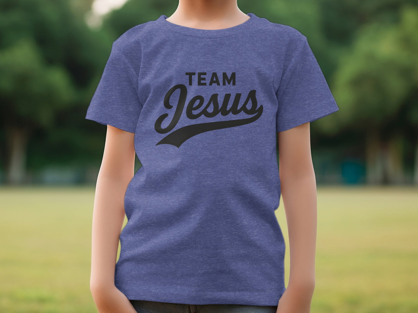 Team Jesus Graphic Tee for Kids متجر