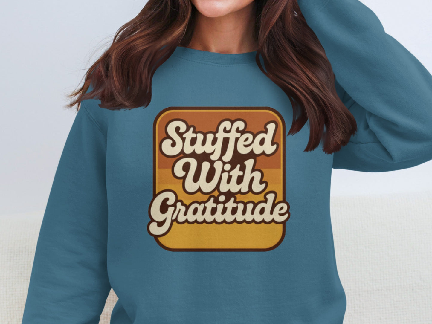 Stuffed With Gratitude Graphic Sweatshirt