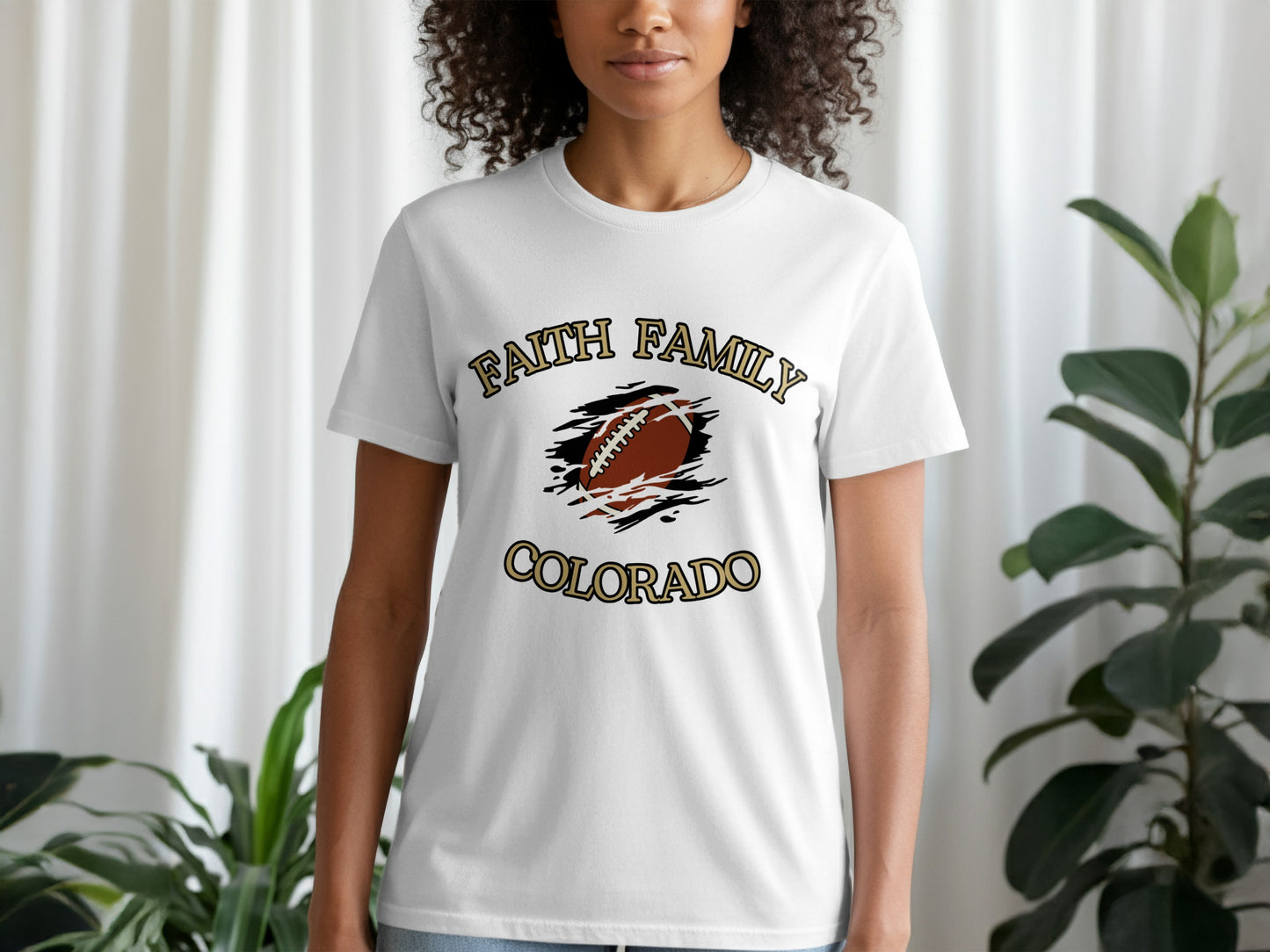 Faith Family Colorado Football Graphic Tee