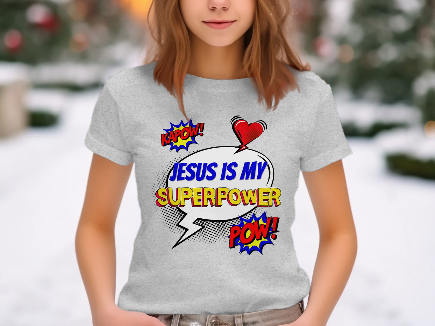 Jesus Is My Superpower Graphic T-shirt