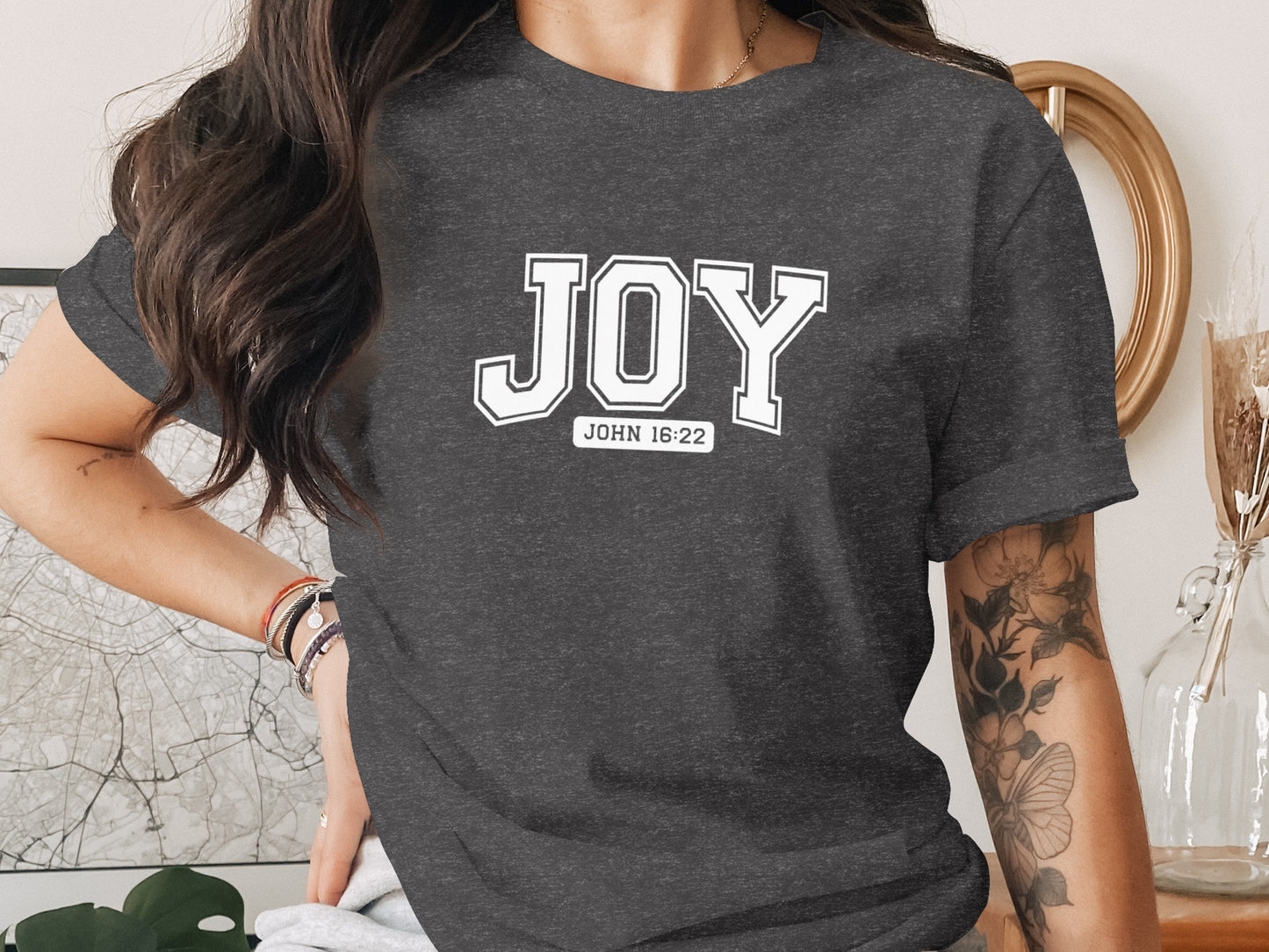 Joy John 16 22 Inspirational Message T-shirt