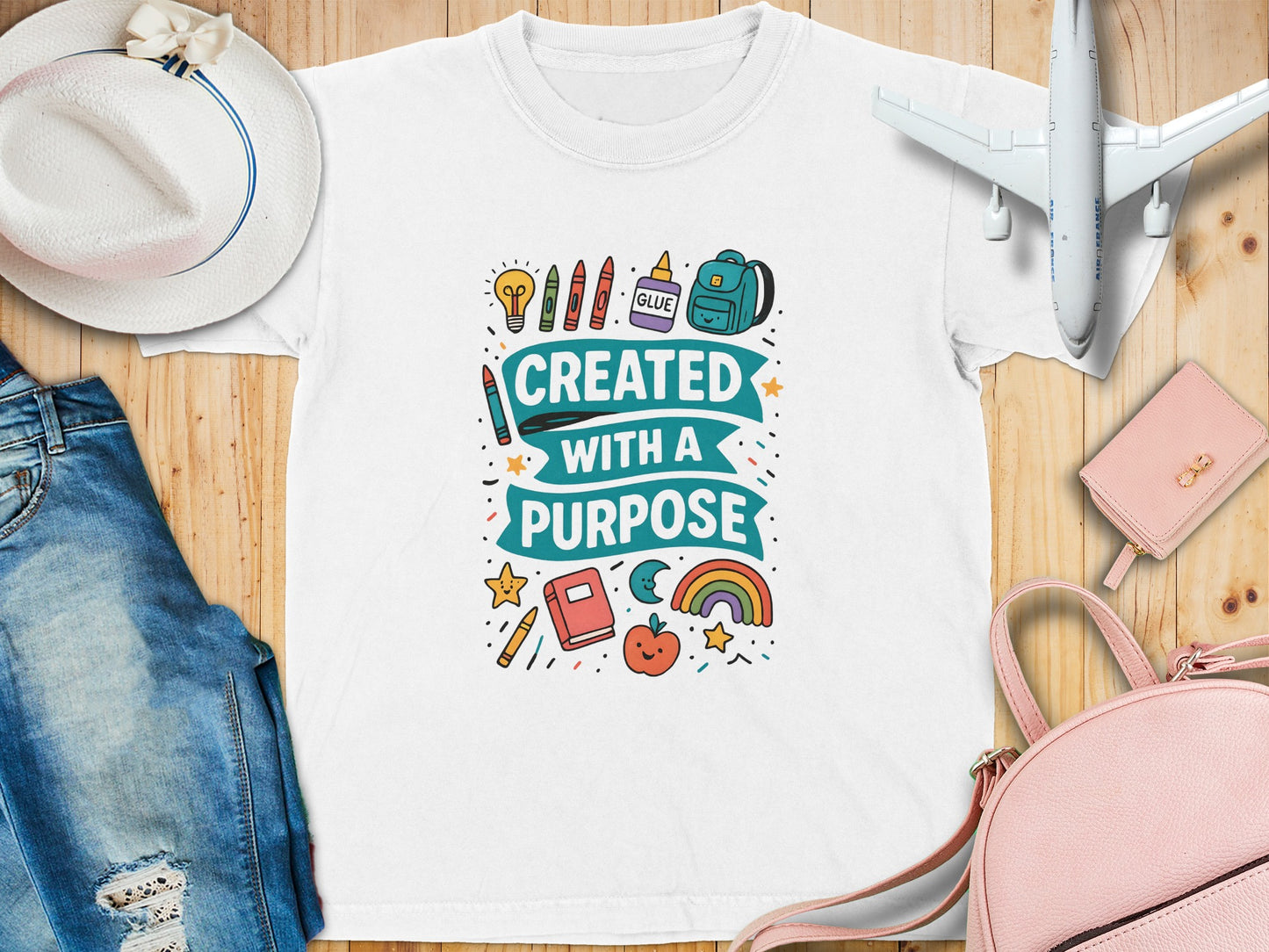 Created With A Purpose Graphic Tee Product