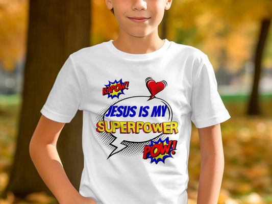 Jesus Is My Superpower Graphic T-shirt