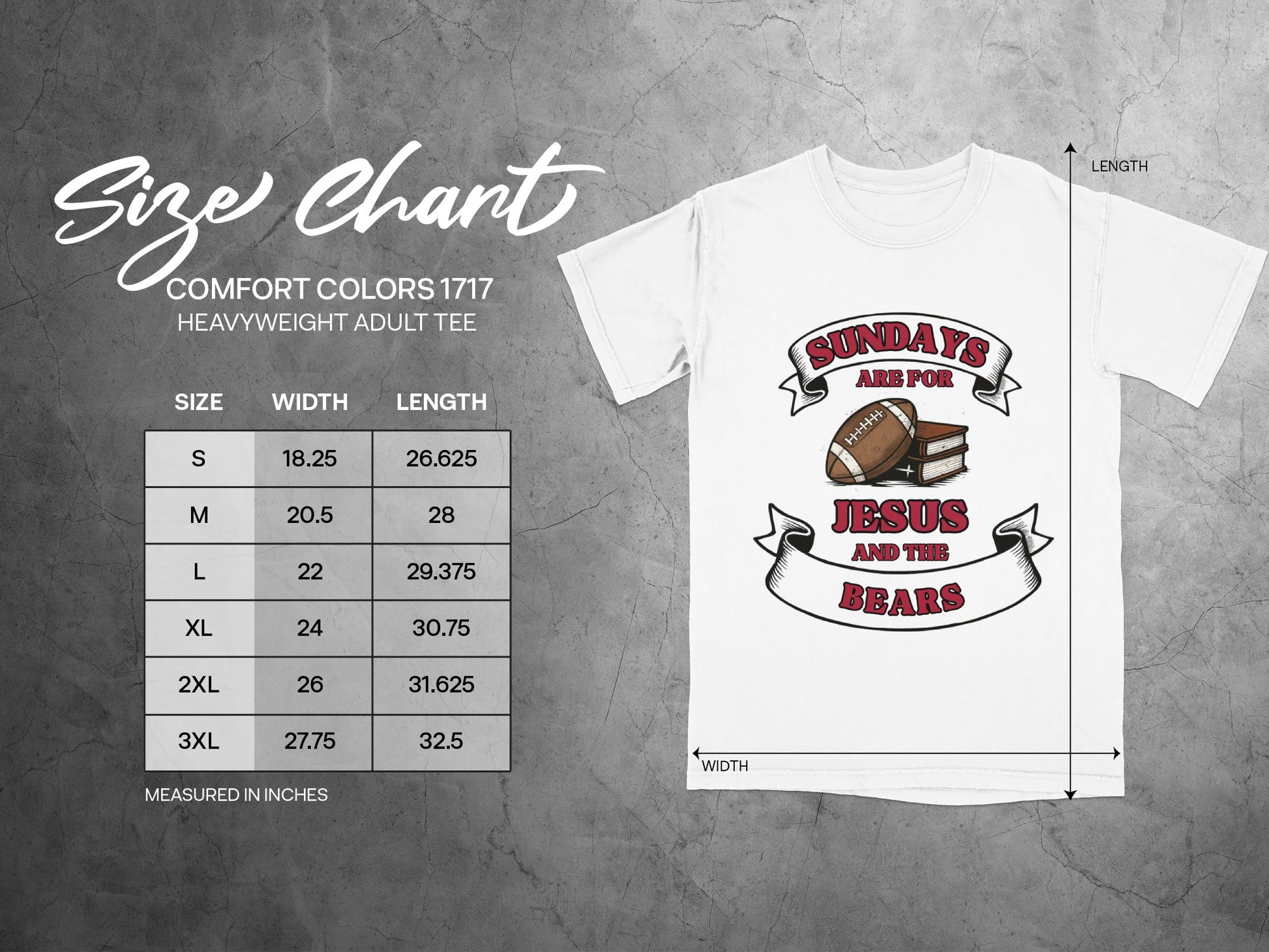 Sundays Are For Jesus And The Bears Adult Tee product