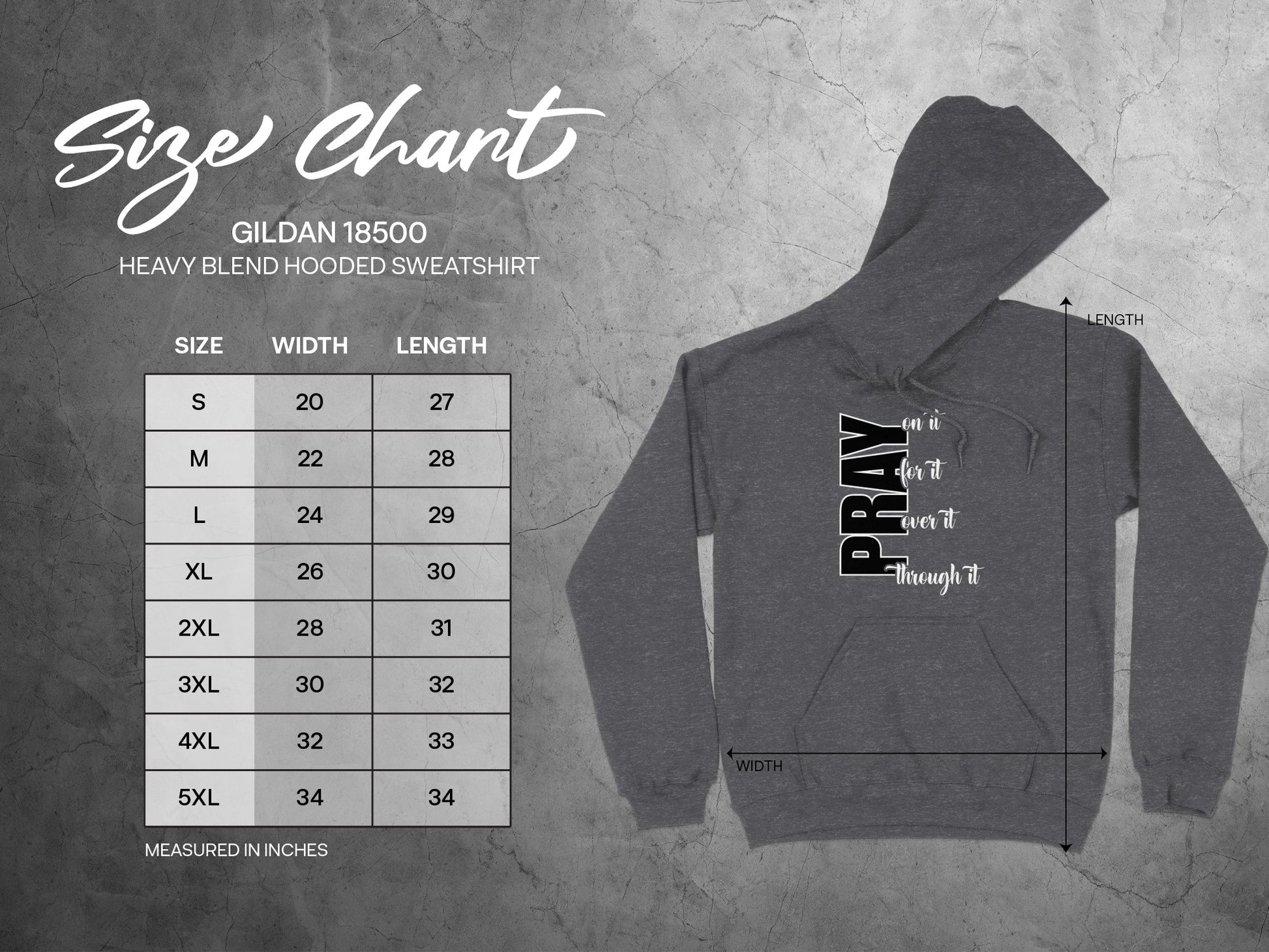 Pray Get Through it Motivational Hoodie product