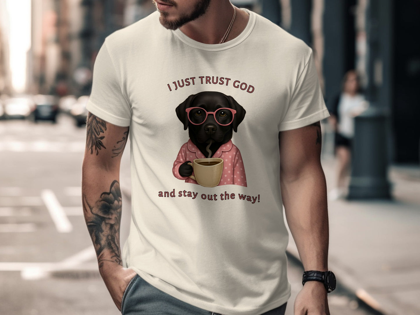 I Just Trust God Stay Out the Way Graphic Tee