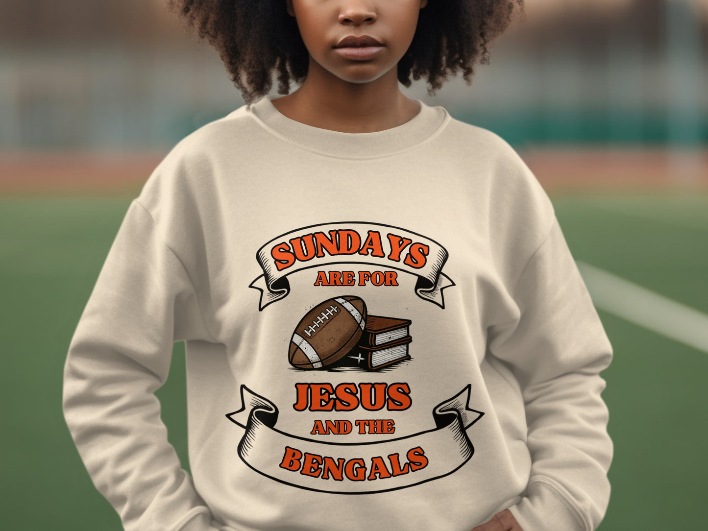 Sundays Are For Jesus And The Bengals Sweatshirt Product