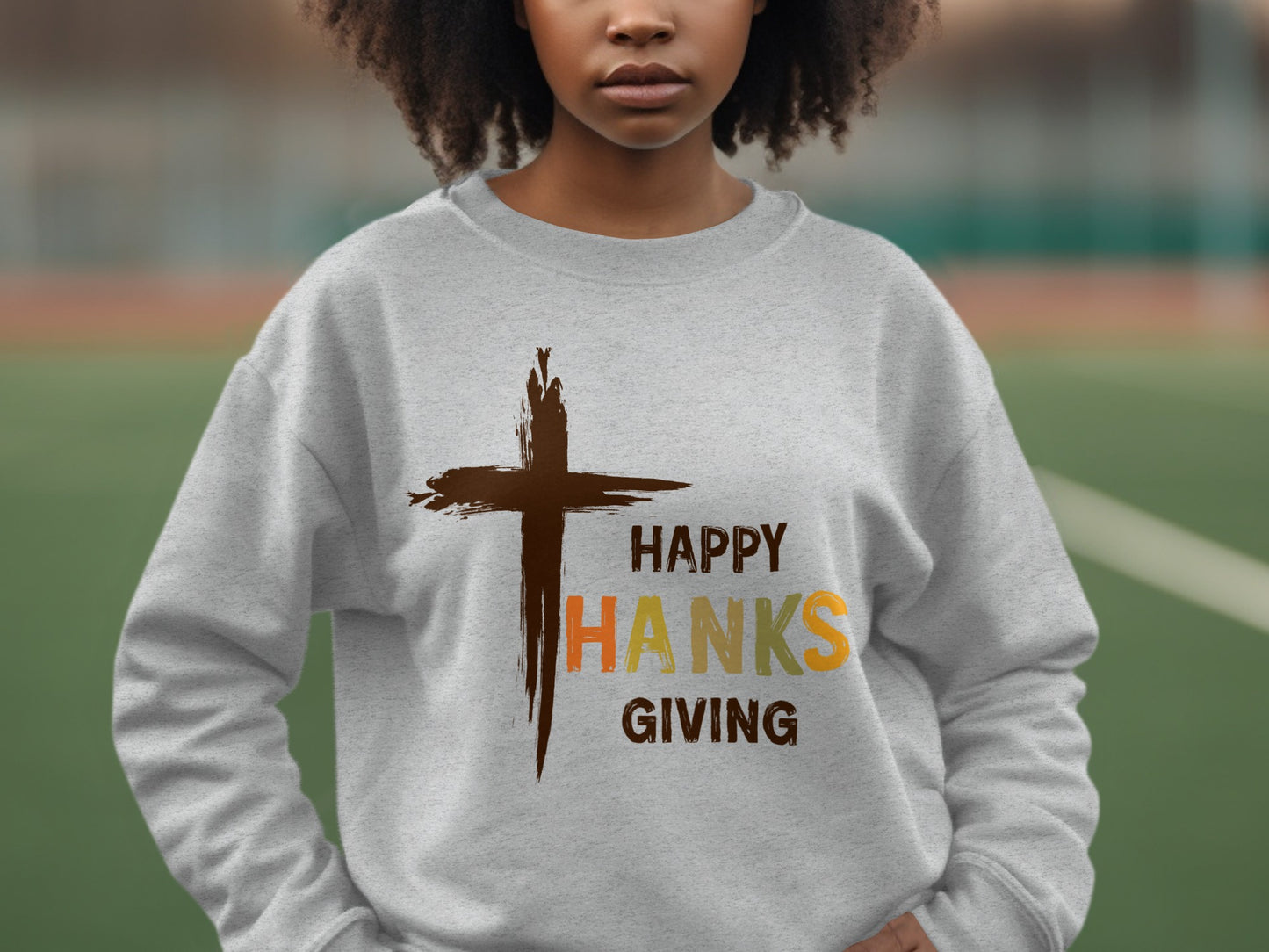 Happy Thanksgiving Design Sweatshirt Product