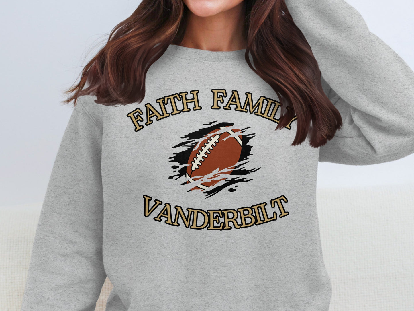 Faith Family Vanderbilt Football Sweatshirt product type