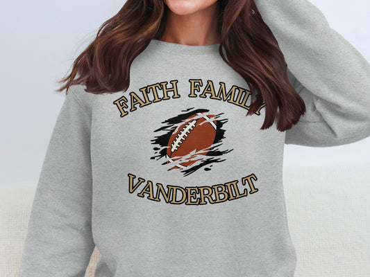 Faith Family Vanderbilt Football Sweatshirt product type