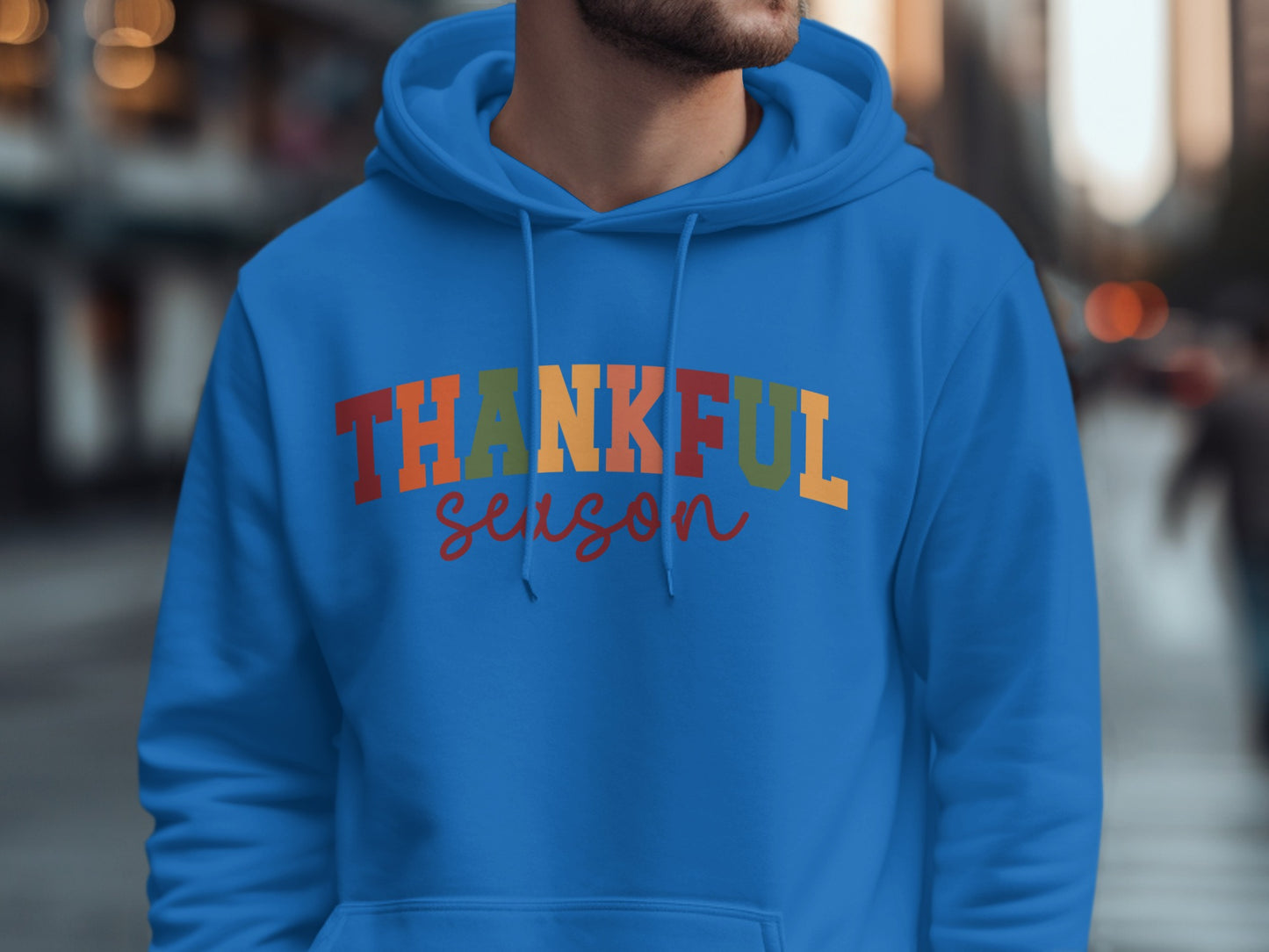 Colorful Thankful Season Graphic Hoodie Product