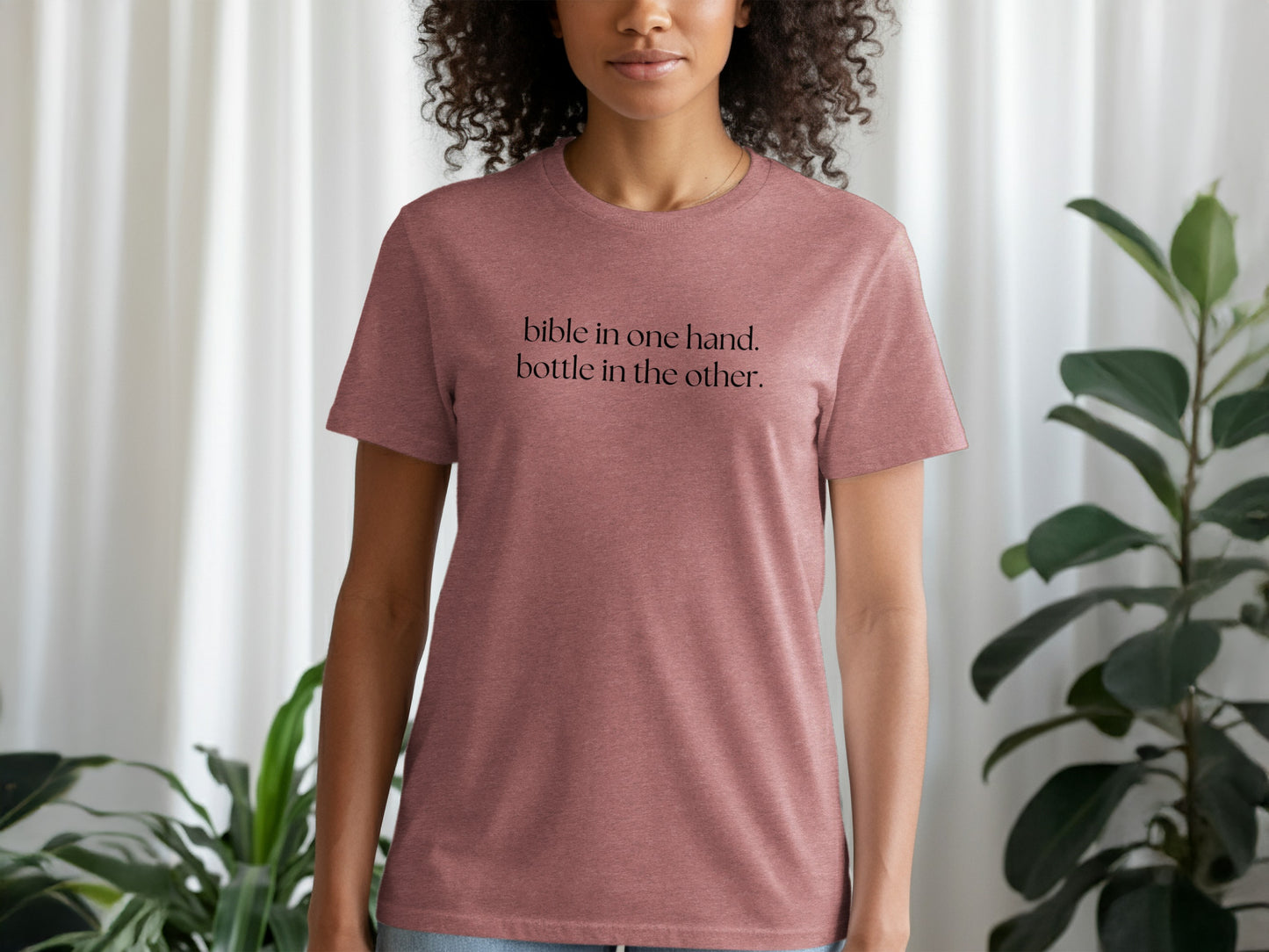 Bible in One Hand Bottle in the Other T-shirt product