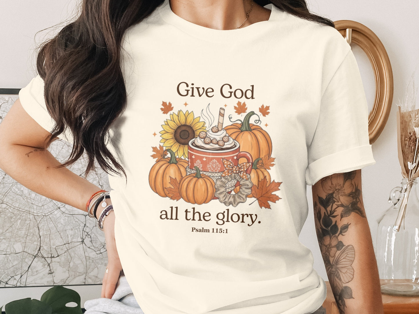 Give God All The Glory Autumn Inspired Shirt