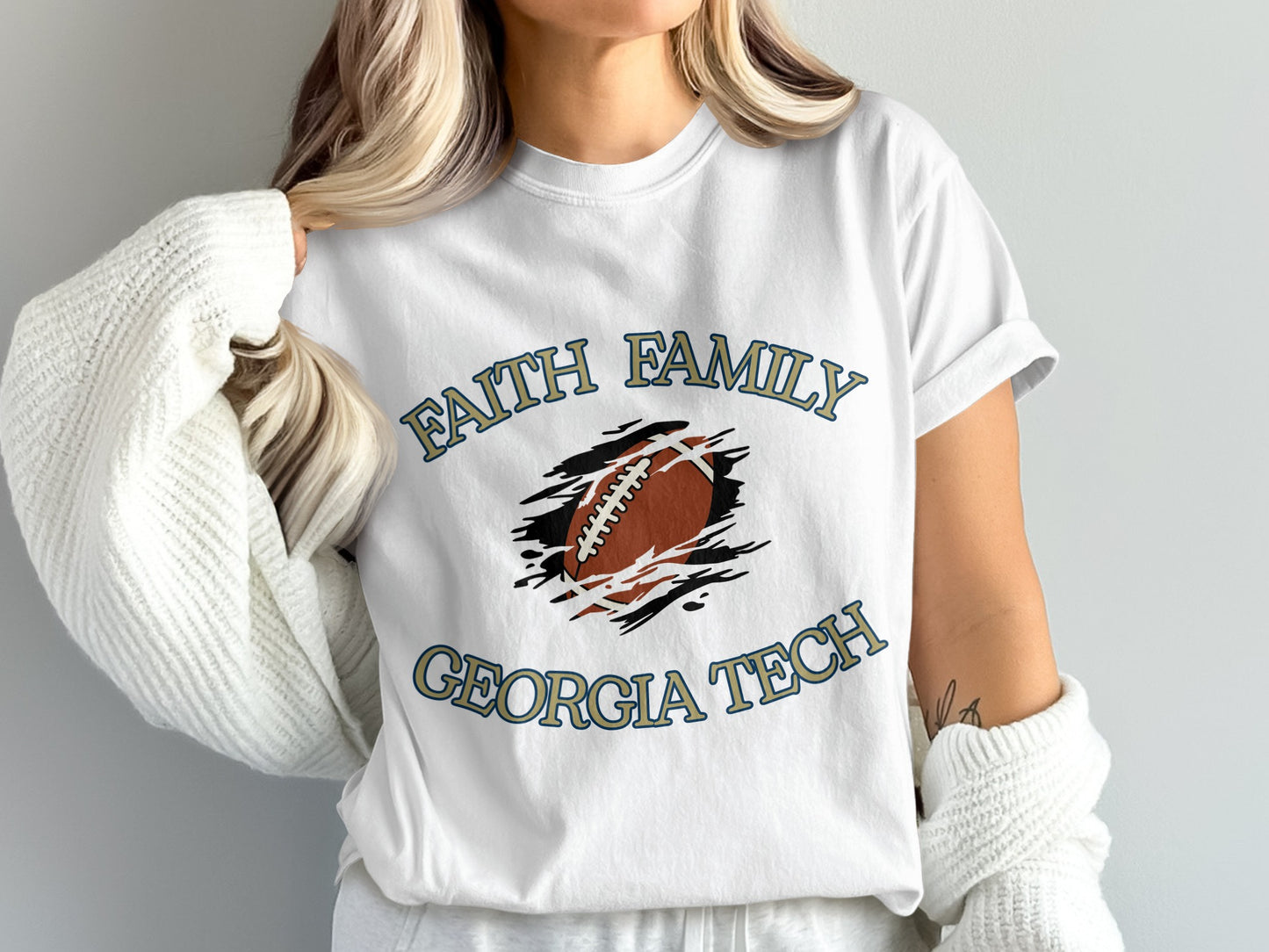 Faith Family Georgia Tech Graphic Tee