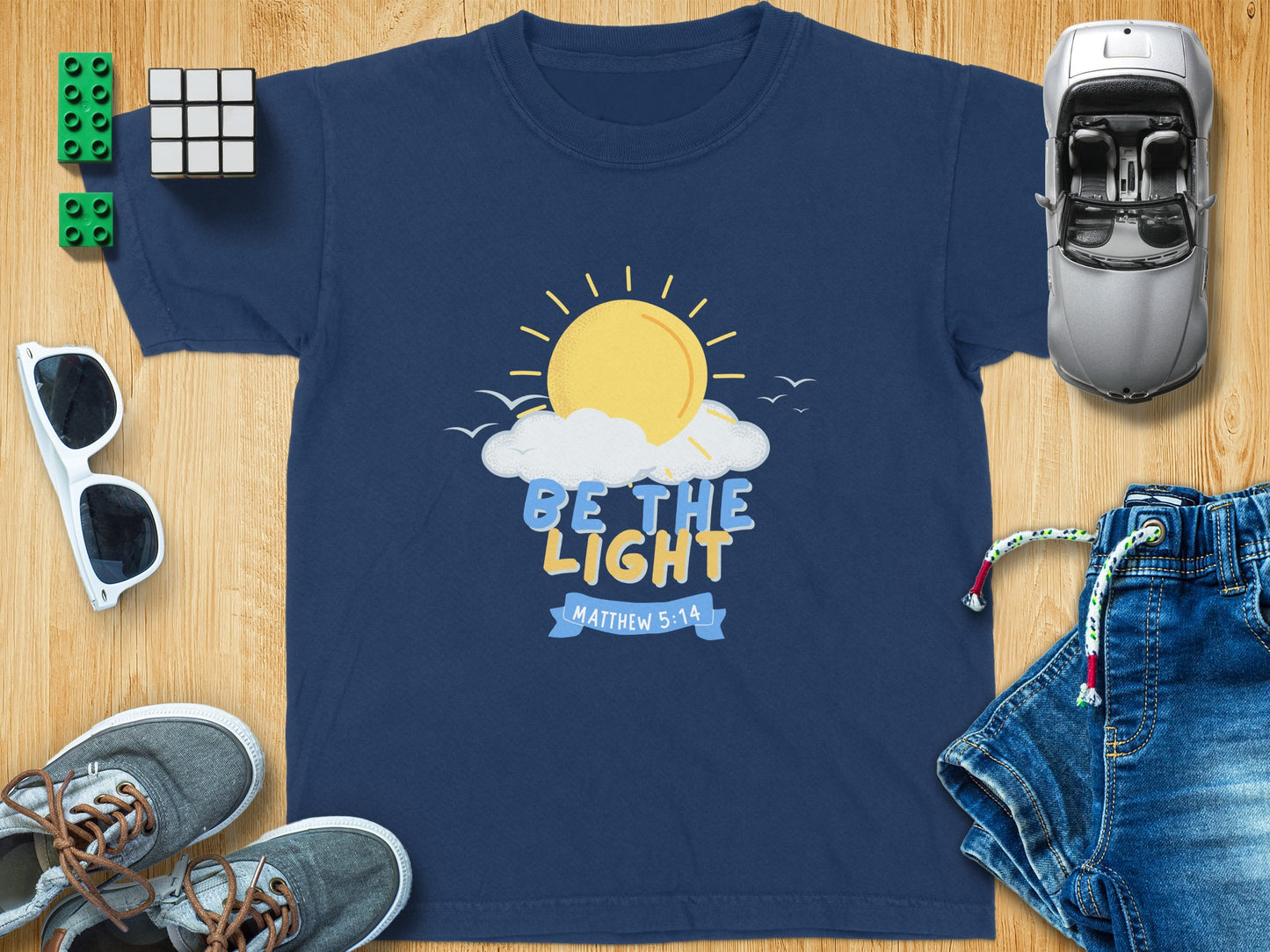 Inspirational Be The Light Graphic T-Shirt