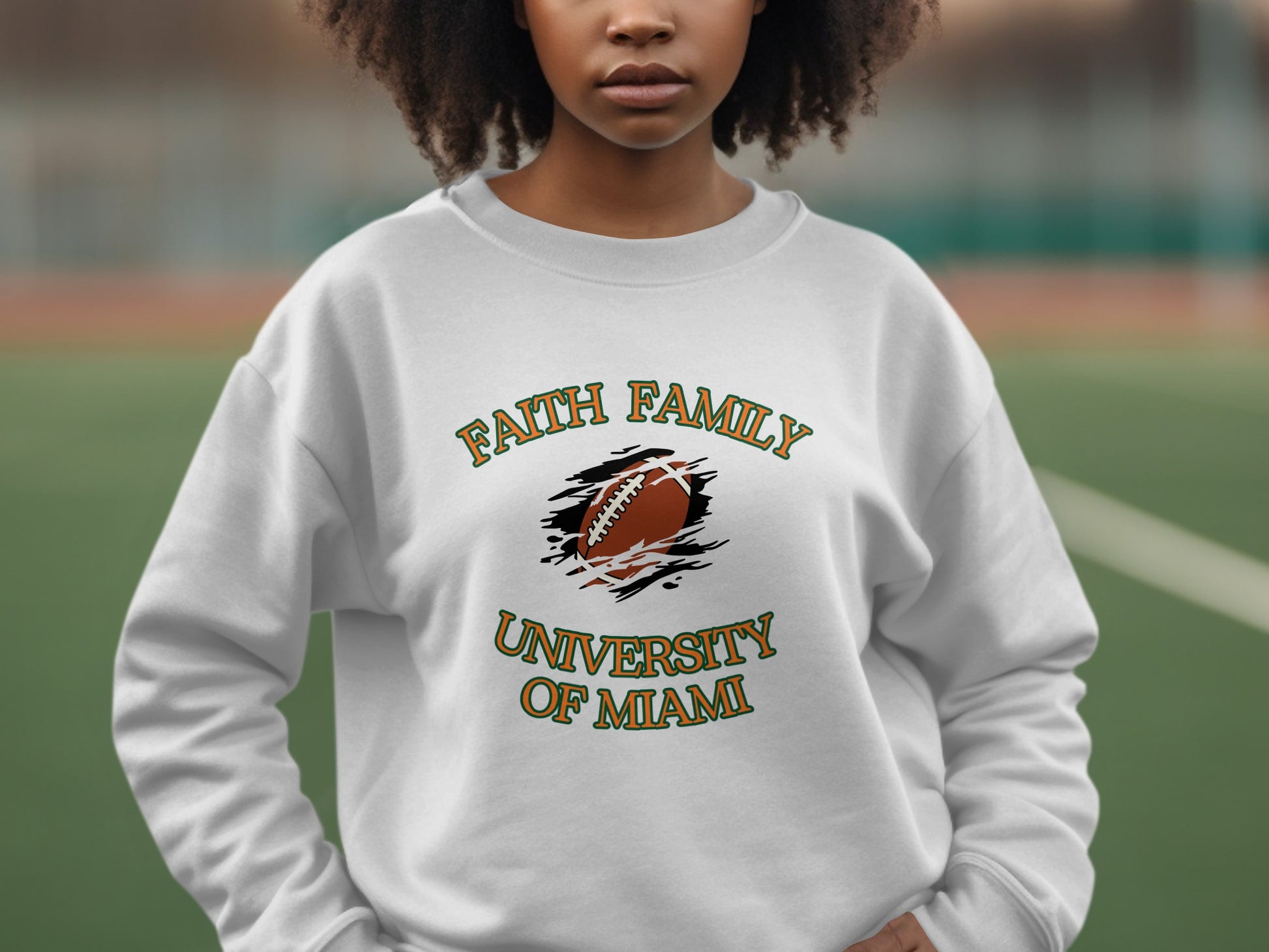 Faith Family University of Miami Sweatshirt product
