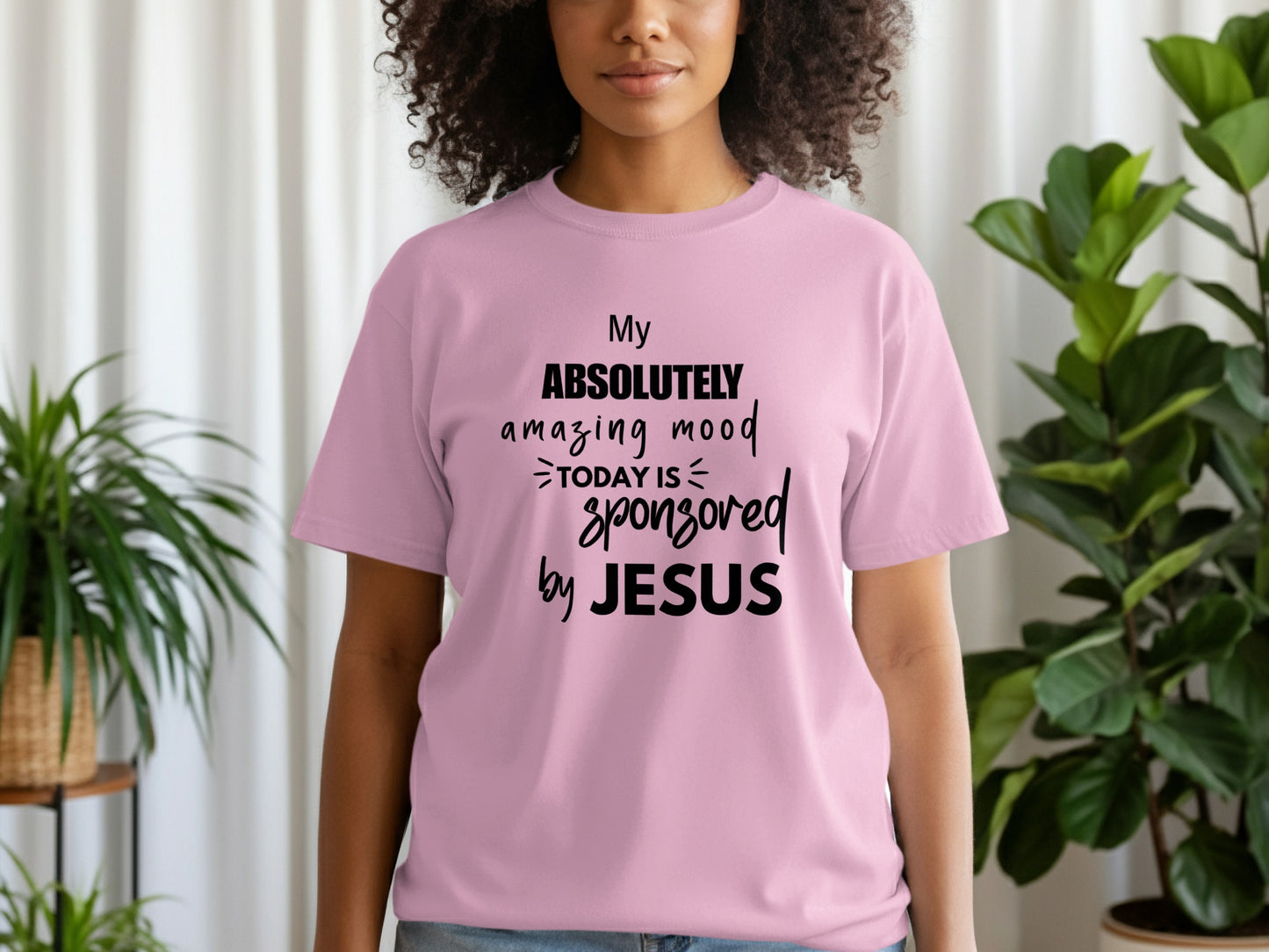 Amazing Mood Sponsored by Jesus Graphic Tee product