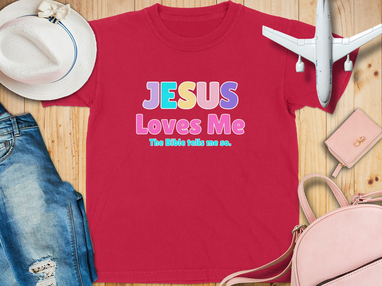 Colorful Jesus Loves Me The Bible Tells Me So product