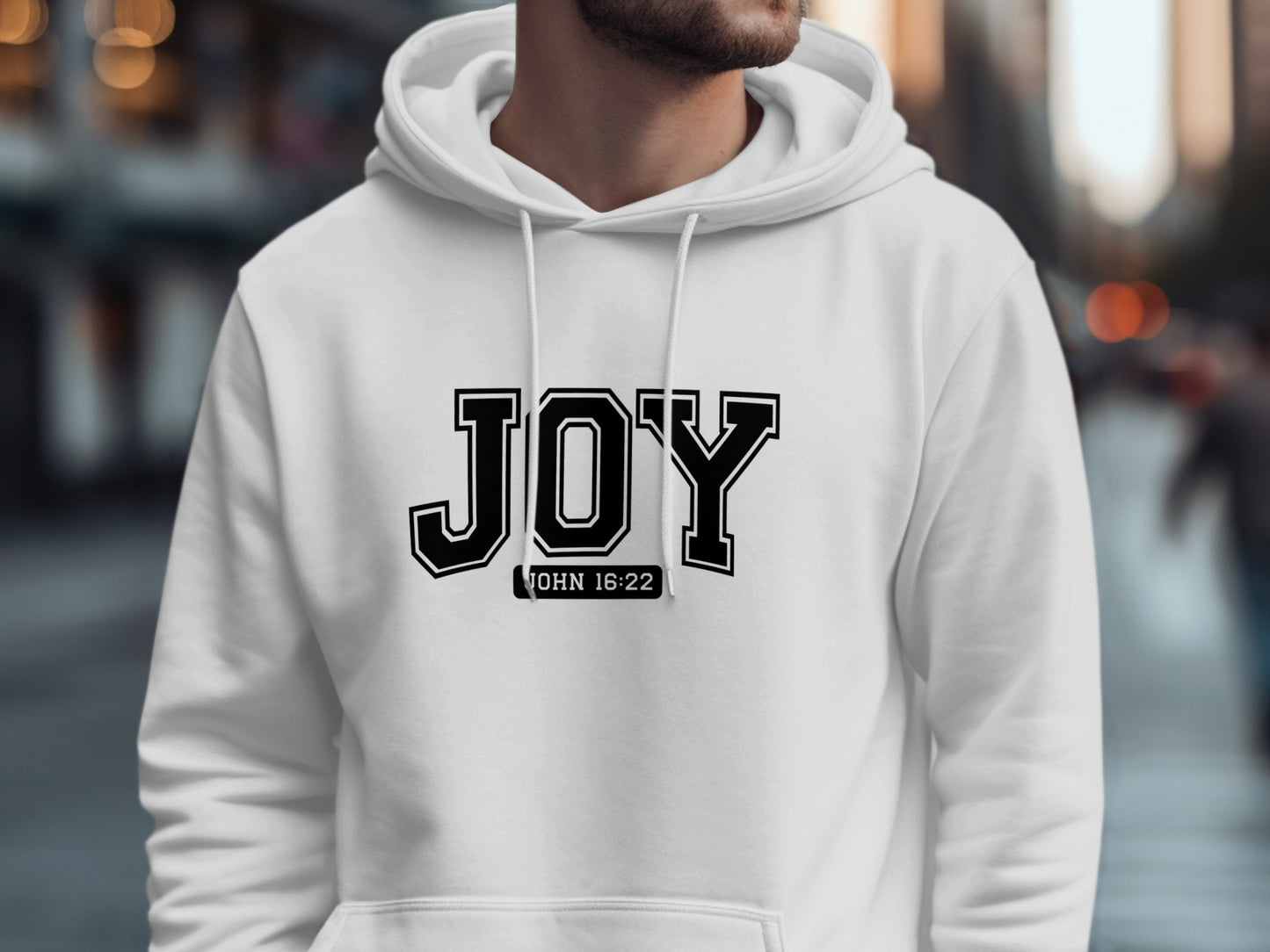 JOY John 16:22 Inspirational Hoodie Product