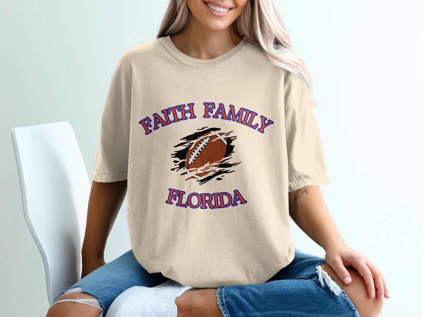 Faith Family Florida Football Graphic Tee