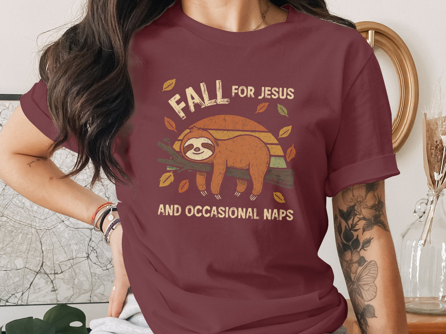 Fall For Jesus And Occasional Naps T-shirt