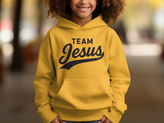 Team Jesus bold text hoodie product
