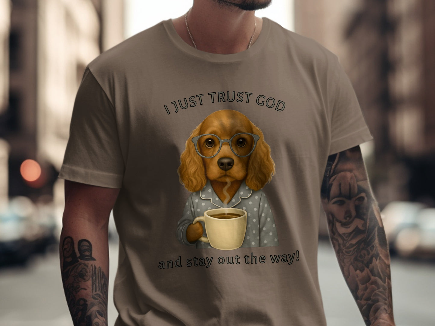 I Just Trust God and Stay Out the Way T-shirt