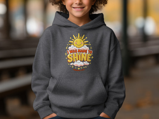 I Was Made to Shine Sun and Clouds Hoodie Product