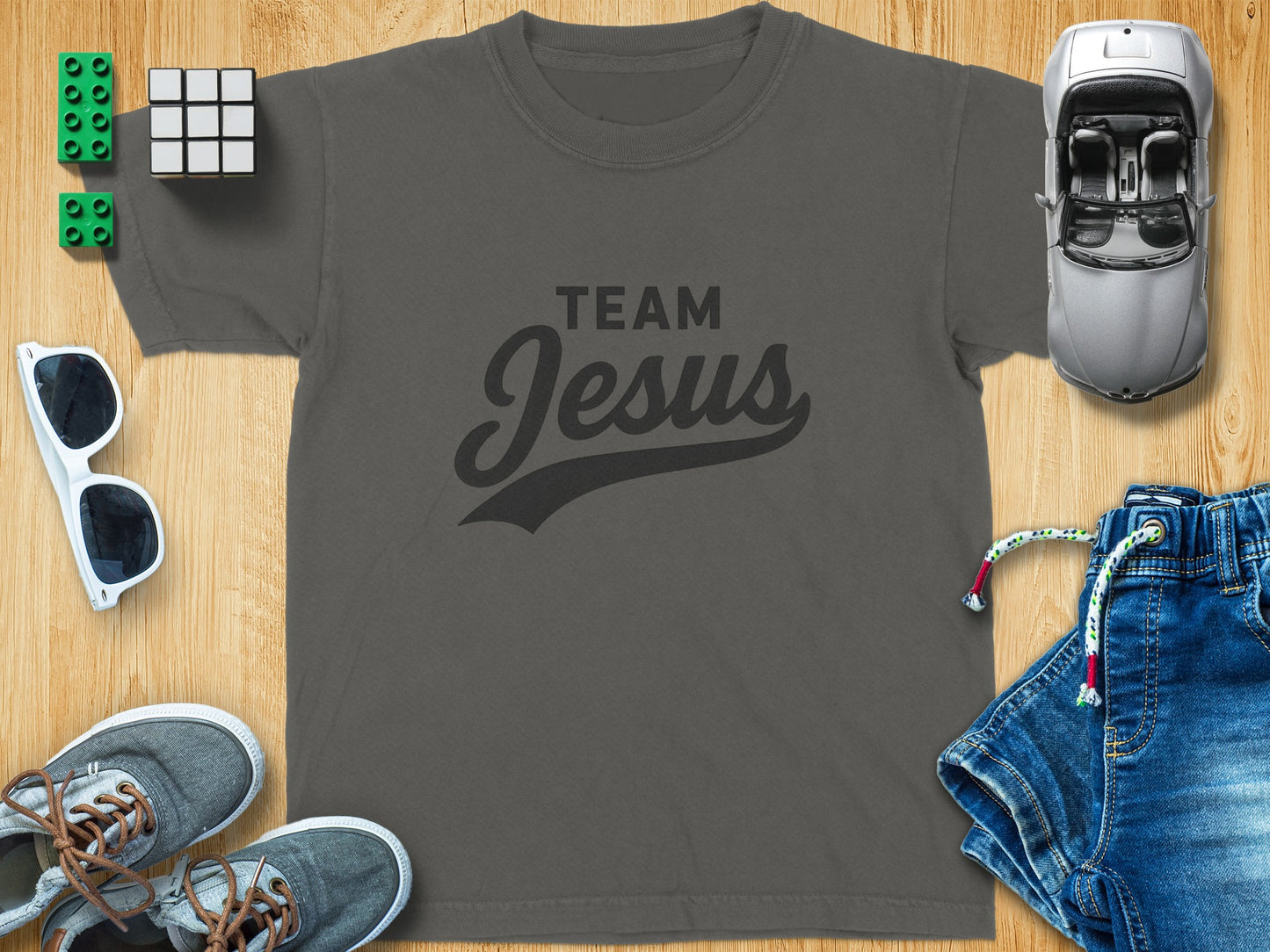 Team Jesus Graphic T-shirt Faith Christian Apparel
